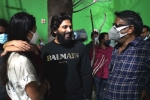 Allu Arha, Allu Arjun updates, allu arjun pays a surprise visit for his daughter, Allu arha