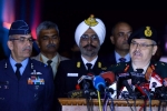 services joint press briefing, Major General Surinder Mahal, indian army navy air force joint press briefing, Pakistan army