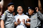 Reuters Reporters, Wa Lone, myanmar jails reuters reporters for seven years, Kyaw soe oo