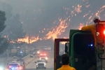 Los Angeles Wildfire pictures, Los Angeles Wildfire breaking, new wildfire erupts near los angeles, Los angeles