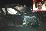 Rajasekhar, Rajasekhar car accident, rajasekhar meets with a road accident, Car accident