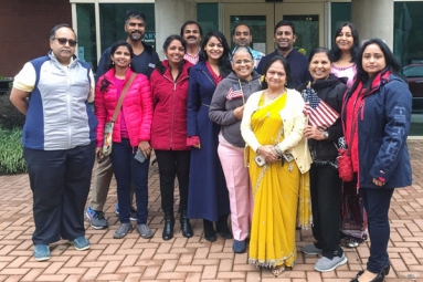 Several Indian-Americans Cast Early Ballots in Charlotte