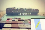 Suez Canal news, Ever Given container ship accident, egypt s suez canal blocked after a massive cargo shit turns sideways, Cargo ship