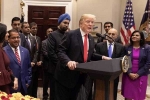Trump administration, Trump administration, trump praises india americans for playing incredible role in his admin, Icai