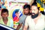 Yash fans passed, Yash fans videos, yash meets the families of his deceased fans, Accident