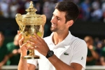 Novak Djokovic wins Wimbledon, Novak Djokovic Beats Roger Federer, novak djokovic beats roger federer to win fifth wimbledon title in longest ever final, Andy murray