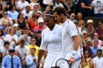 serena williams, andy murray, andy murray and serena williams knocked out of wimbledon mixed doubles race, Andy murray
