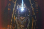 Ayodhya, Ram Mandir, surya tilak illuminates ram lalla idol in ayodhya, Prime minister narendra modi